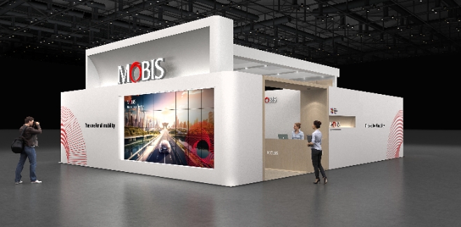 재팬모빌리티쇼 현대모비스 전시장 전경 / 사진=현대모비스 제공