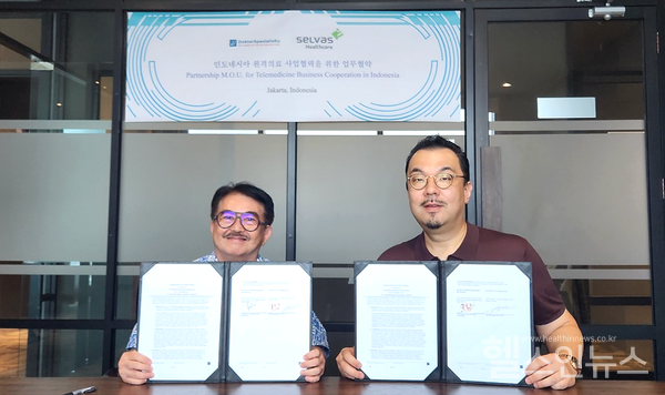 (좌측부터)크리스토포러스안토니우스J,윤승현셀바스영업총괄부사장