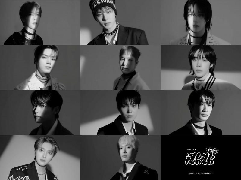 오메가엑스, 미니 3집 ‘iykyk’ 인트로 필름 공개…‘압도적 아우라’