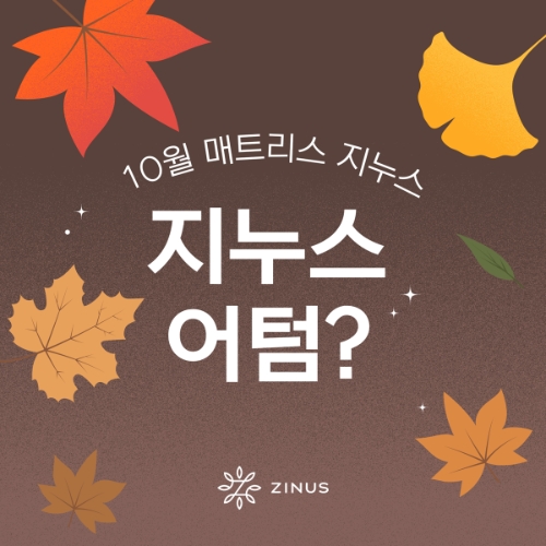 가을 맞이 소통 라이브 방송 '지누스 어텀 할인' 행사 안내 이미지 / 이미지=현대백화점 제공