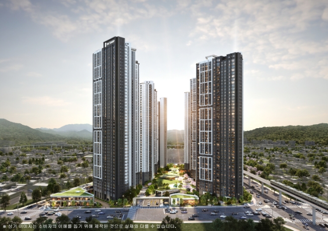 더샵 의정부역 링크시티 투시도 / 사진=포스코이앤씨 제공