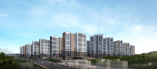 울산 다운2지구 우미린 투시도 / 사진=우미건설 제공