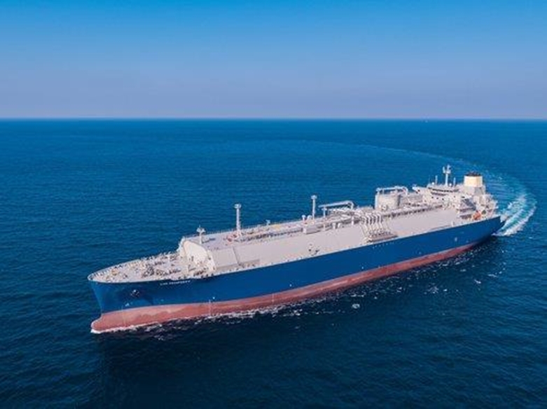 HD현대중공업이 건조한 174K LNG 운반선(HD한국조선해양 제공)