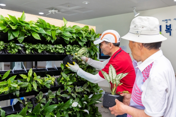 복권기금, 노인 일자리 창출...수직정원 보급 지원 통해
