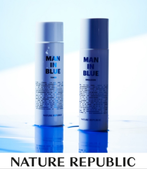 네이처리퍼블릭, 청량 수분 남성 라인 ‘맨 인 블루’ 리뉴얼 출시