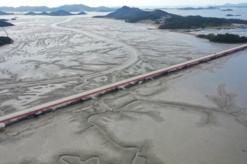 노둣길 철거 / 사진=신안군 제공