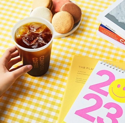 컴포즈커피, 23년 아이스 아메리카노 1억 잔 판매 돌파