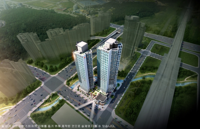 e편한세상 시티 천안아산역 조감도 / 사진 = DL이앤씨 제공