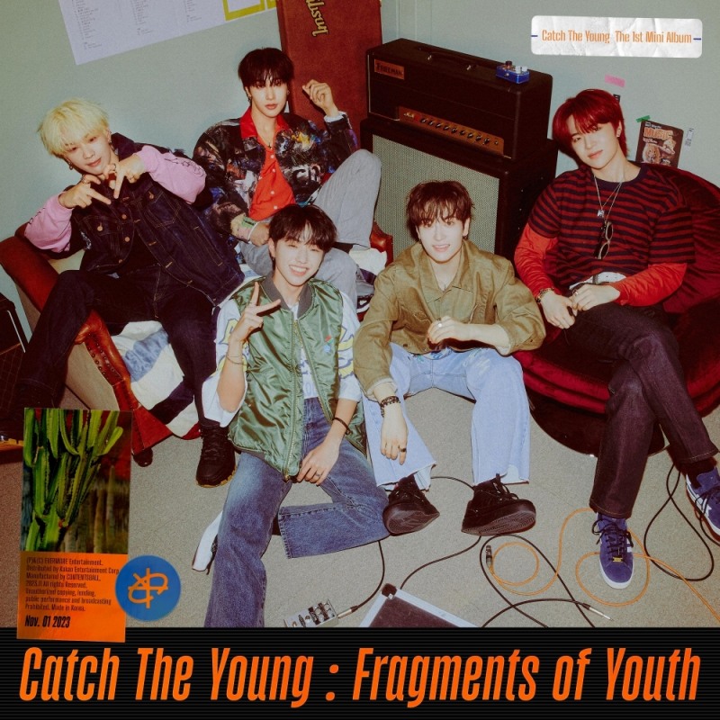 캐치더영, 1일 미니 1집 'Fragments of Youth' 발매…실력파 밴드돌의 찬란한 여정 '시작'