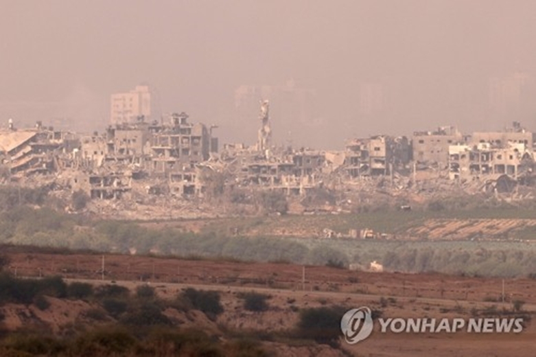 폐허로 변한 가자지구(사진=연합)