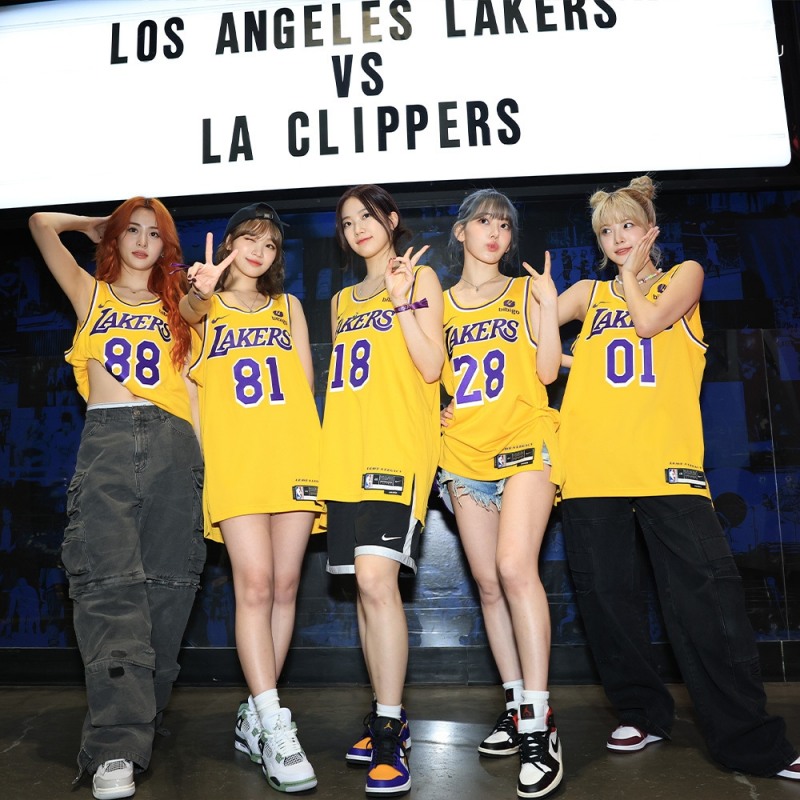 ‘NBA 경기 관전’ 르세라핌, ‘승리 요정’ 부상…美 화제성 잡았다