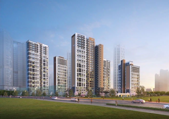 파주 운정신도시 우미린 더 센텀 투시도 / 사진=우미건설 제공