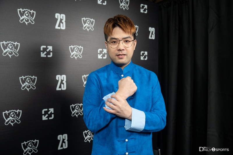 롤드컵에 참가한 LPL 호스트 리우항, "한국에 처음 와서 기대감 크다"