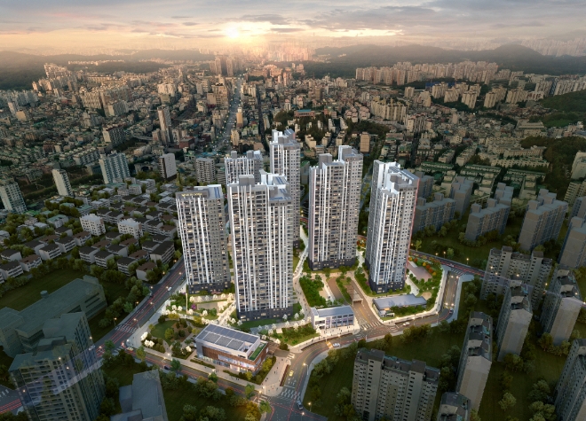 소사역 롯데캐슬 더 뉴엘 조감도 / 사진=롯데건설 제공