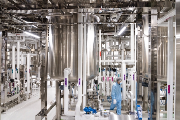 한미약품 평택 바이오플랜트 내부 시설 모습