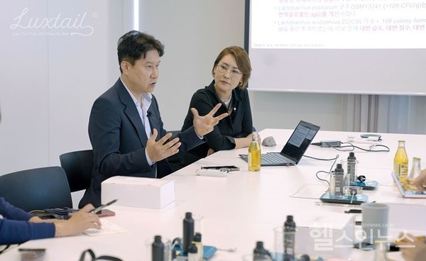 지난26일개최한'TailersAcademy반려동물과프로바이오틱스'럭스테일세미나현장(럭스테일제공)