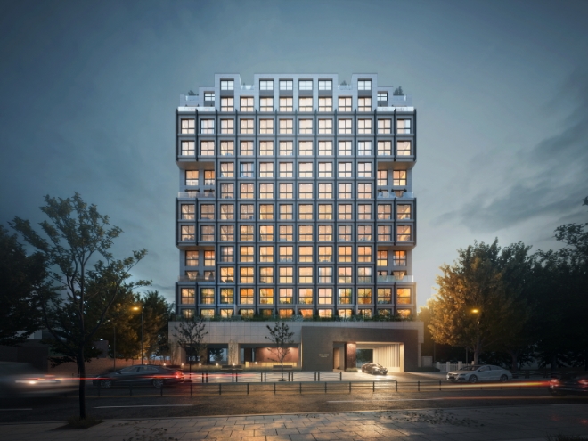 대치 푸르지오 발라드 야경투시도 / 사진=대우건설 제공