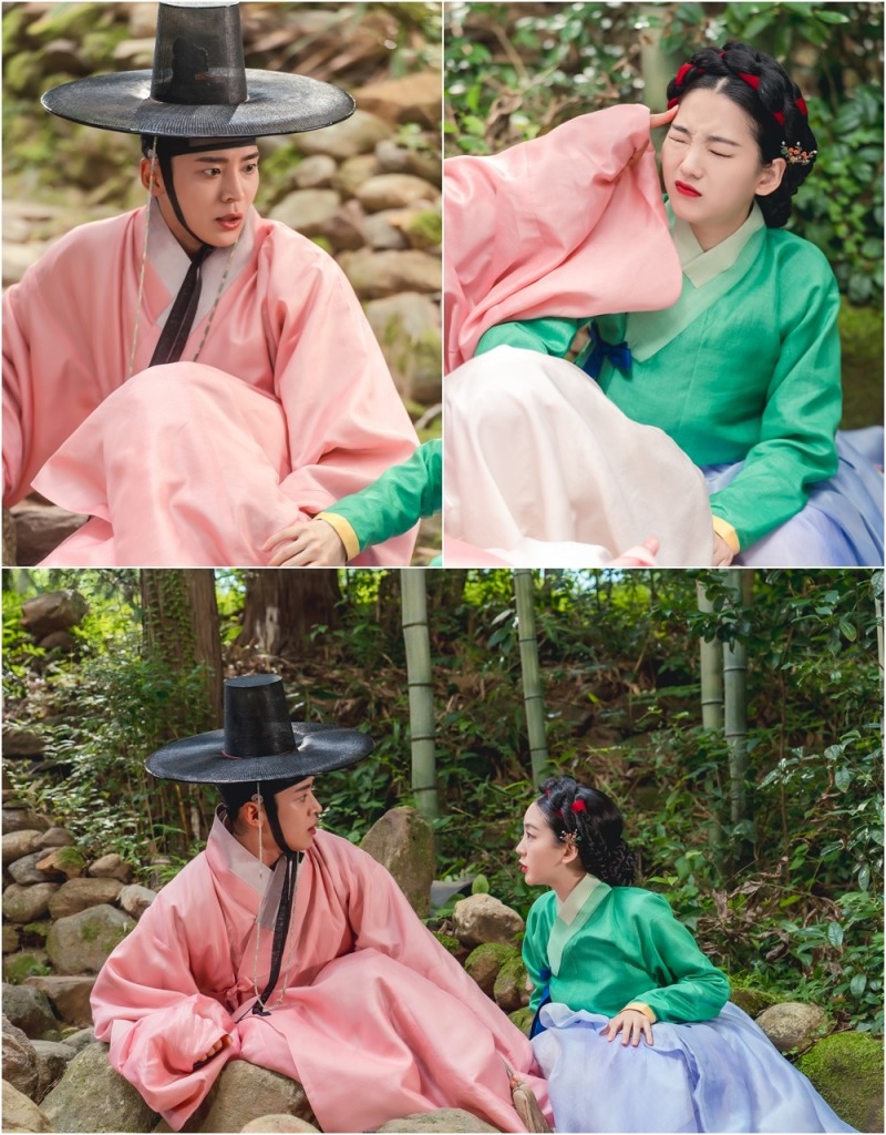 ‘혼례대첩’ 로운X조이현, 조선 최초 발 밀당 순간 포착…코믹 명장면 예고