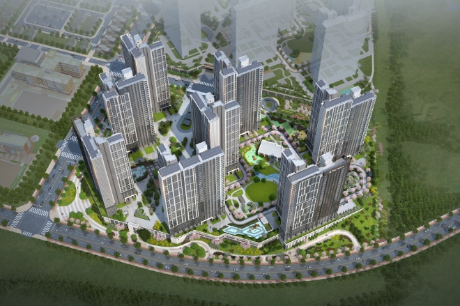 더샵 탕정인피니티 조감도 / 사진=포스코이앤씨 제공