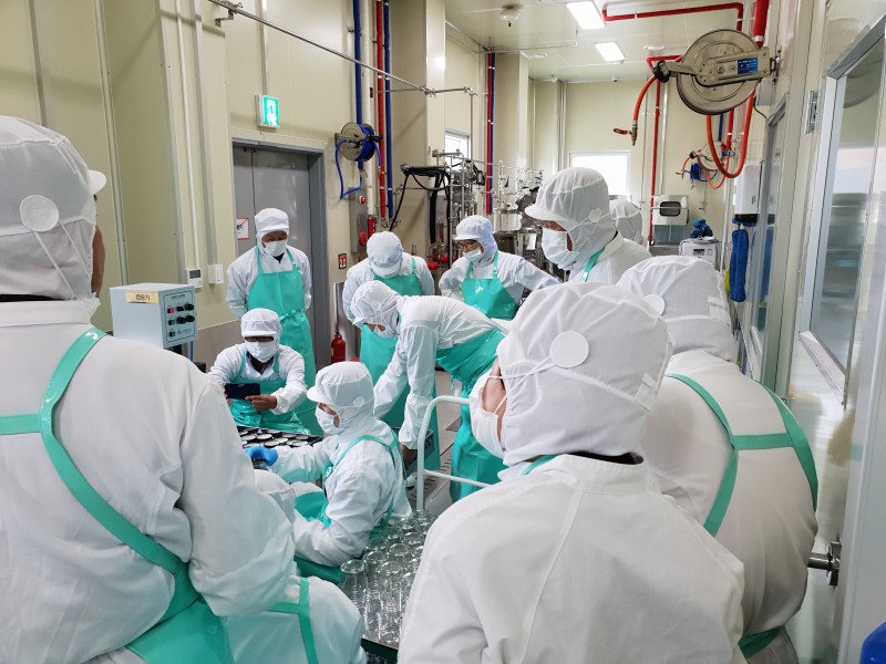 농산물종합가공지원센터 교육 (사진제공 = 해남군)