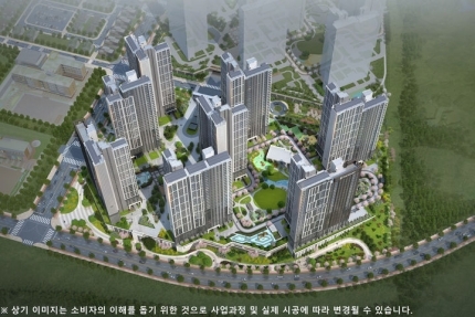 ‘더샵 탕정인피니티시티’조감도(사진=포스코이앤씨제공)