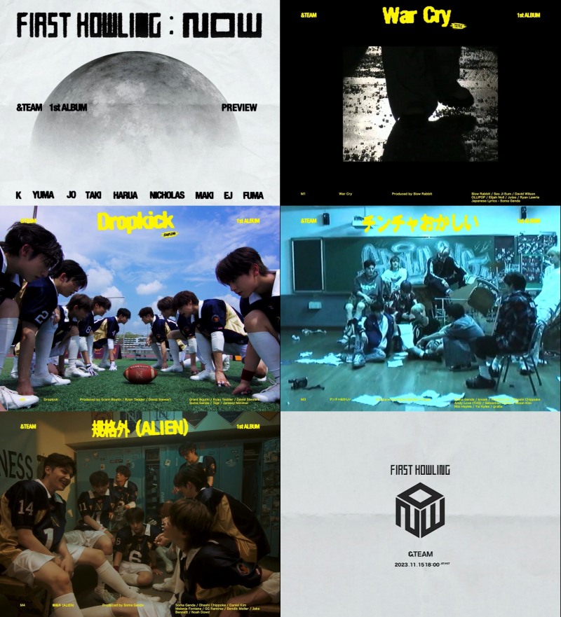 ‘짧지만 강렬’ &TEAM, 정규 1집 미리듣기 공개…다양한 장르 소화