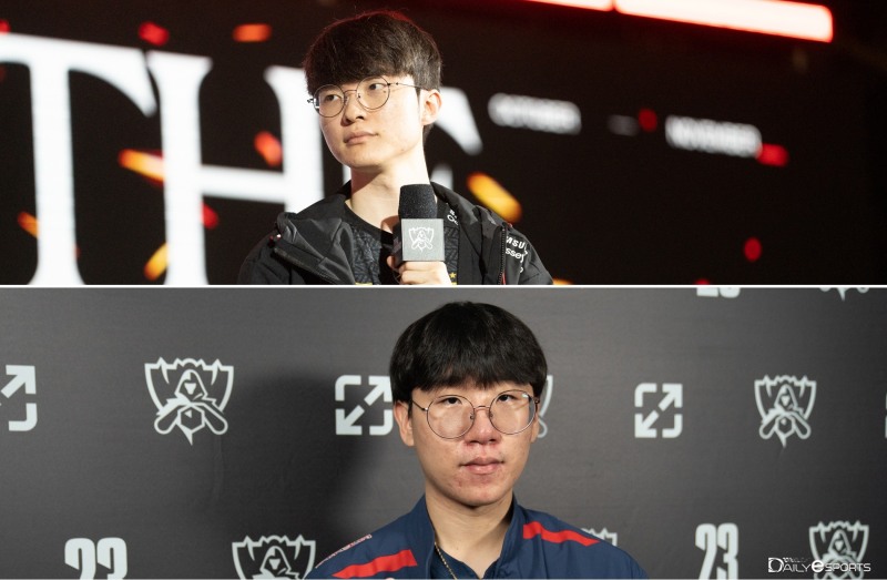 공식전 100번째 만나는 '페이커'와 룰러'