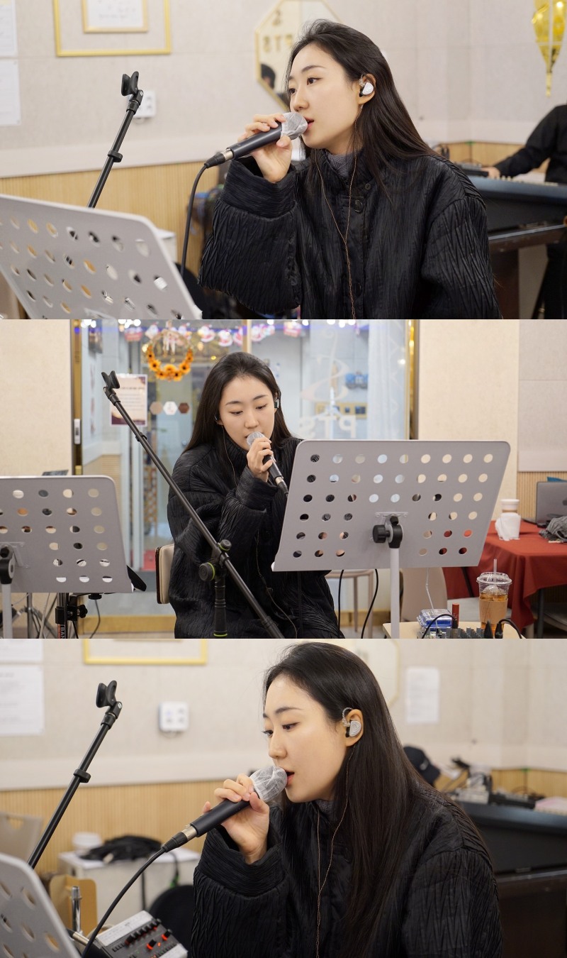 허회경, 연말 콘서트 앞두고 연습 현장 공개 '기대감 UP'