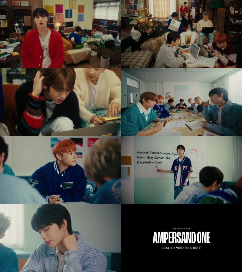 앰퍼샌드원, 데뷔곡 ‘On And On’ 뮤직비디오 티저 공개…‘그루비한 팝 댄스곡’