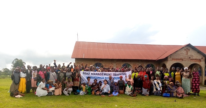 염소 관리 후 단체사진
