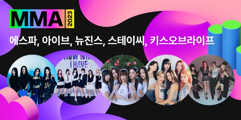 에스파X아이브X뉴진스X스테이씨X키스오브라이프, ‘MMA2023 출연…특별한 무대 예고
