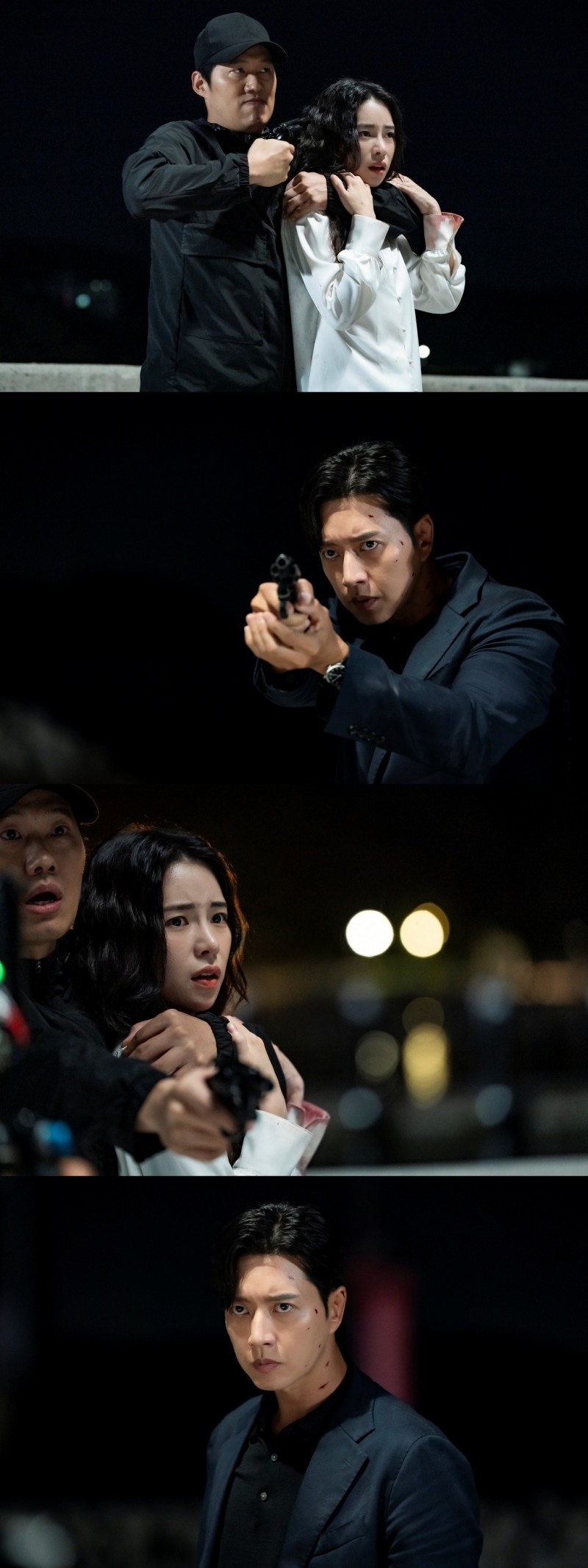 종영 D-1 ‘국민사형투표’ 박해진 앞 인질로 붙잡힌 임지연, 개탈 무리와 최후의 전면전