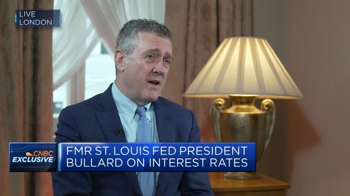 (상보) 불러드 전 연은 총재 “인플레가 역전돼 잘못된 길로 갈 가능성 매우 커”