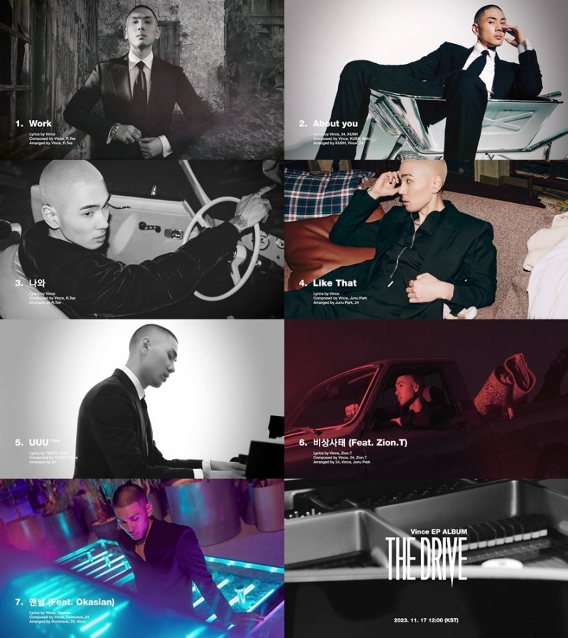 빈스, 새 EP 앨범 'The Drive' 앨범 샘플러 공개…다양한 음악적 스펙트럼 확장