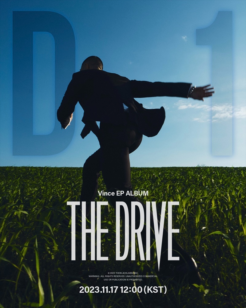 빈스, 새 EP 앨범 'The Drive' D-1 포스터 공개…역동적인 아우라로 힙한 스웨그 발산