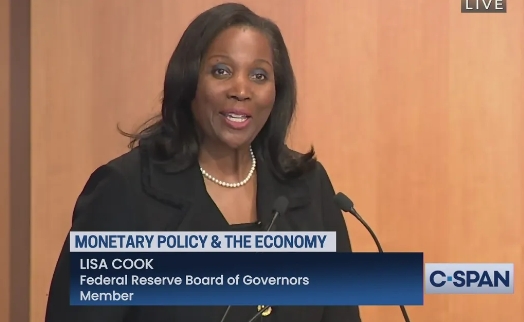 (상보) 연준 쿡 이사 "불필요한 경기 급락 리스크에 적절히 대응"