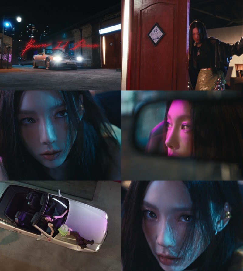 태연, 수록곡 ‘Burn It Down’에 담은 사랑의 상처…하이라이트 클립+티저 이미지 공개