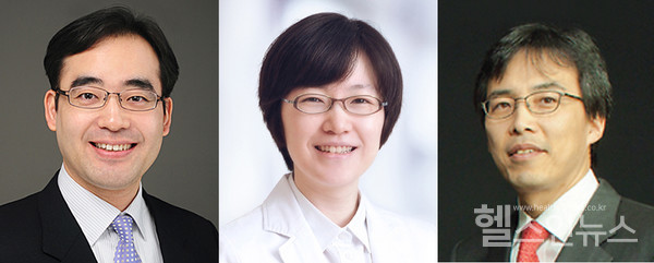 (왼쪽부터)서울대병원소화기내과유수종·조은주교수,연세대생화학교실김영준교수
