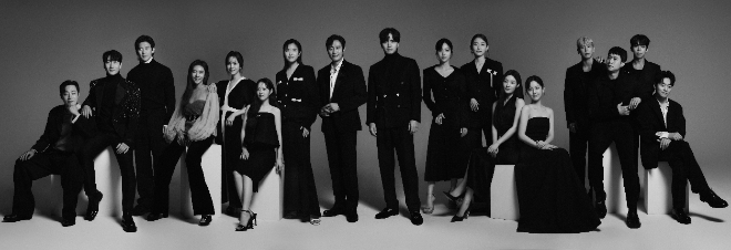 ‘유니세프 팀’ 캠페인에 함께한 BH엔터테인먼트 17명의 배우들 (사진제공= 유니세프한국위원회, 패션매거진 <마리끌레르>)