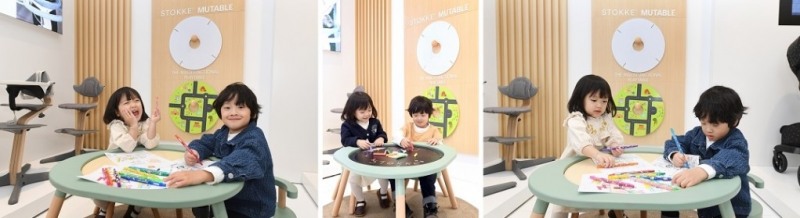 스토케 ‘뮤테이블 체험존’이 운영되고 있는 신세계백화점 하남점