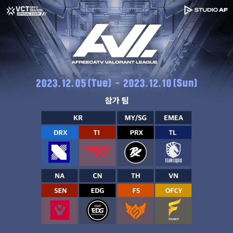 발로란트 팬 갈증 풀 국내 대회 온다...AVL 2023 24일 티켓 예매