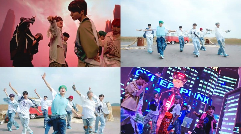 이스트샤인, '더블 다운' 퍼포 뮤직비디오 공개…‘팀워크+실력+표정' 완벽 3박자