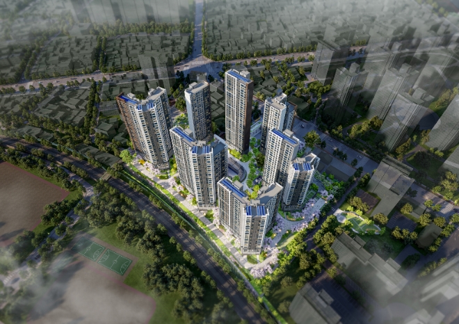 도마 포레나해모로 조감도 / 사진=한화 건설부문 제공