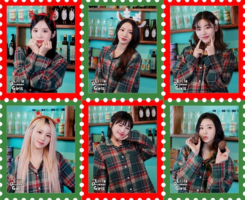 트라이비, 크리스마스 캐럴 앨범 개인 티저 이미지 공개…체크 파자마로 더한 러블리 자태