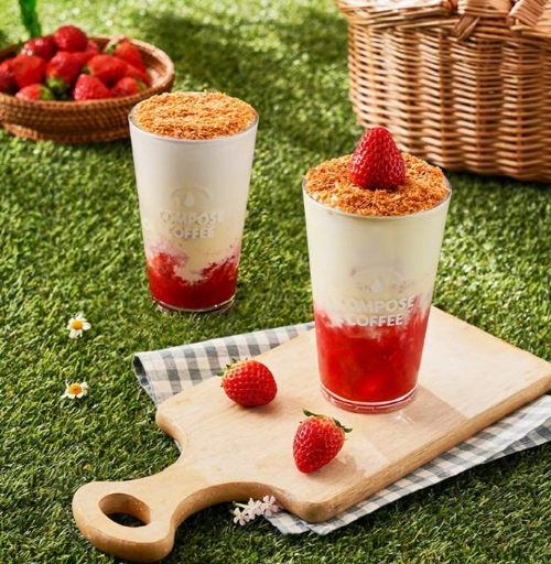 컴포즈커피, 올해 딸기 음료 누적 판매량 천만 잔 돌파