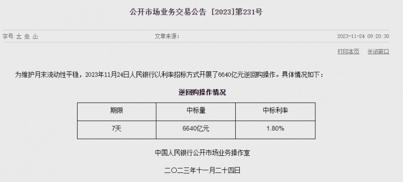중국 인민은행 유동성 3120억위안 순공급..이번주 4060억위안 순공급