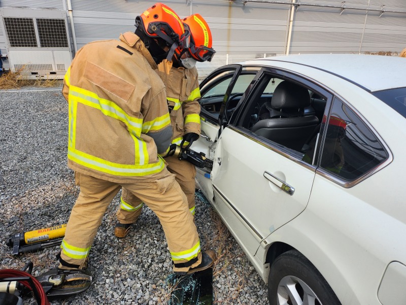 광주소방 훈련 / 사진=광주광역시소방안전본부 제공