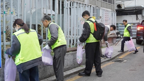 삼정펄프, ‘우리동네 쓰담쓰담’ 임직원과 봉사활동 선행