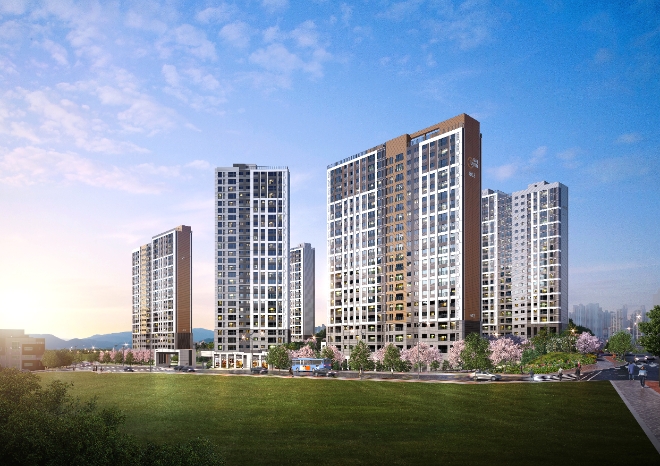 파주 운정신도시 우미린 파크힐스 투시도 / 사진=우미건설 제공