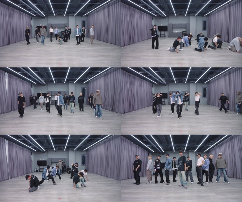 더보이즈, 신곡 'WATCH IT' 안무 연습 영상 공개…오차 없는 칼군무 눈길